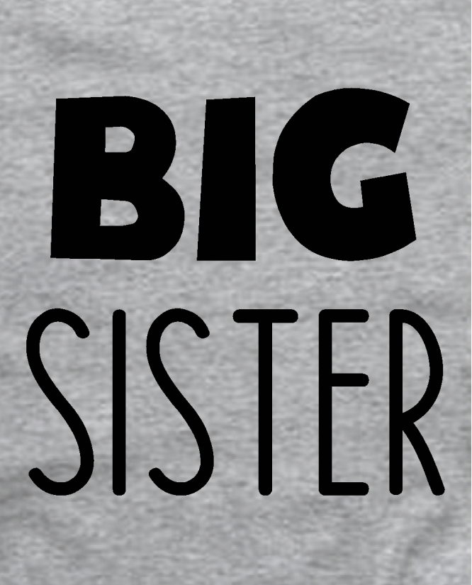 Marškinėliai Big sister